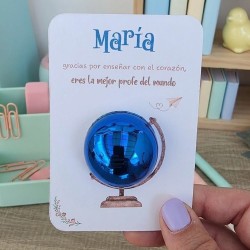 Bálsamo labial esférico con mensaje La mejor Profe.