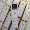 Dominó de Madera "Cruz de Comunión & Hojas" | Detalle Personalizado Único
