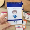 Cuaderno A6 y Bolígrafo Niño Comunión Fútbol | Regalo Personalizado