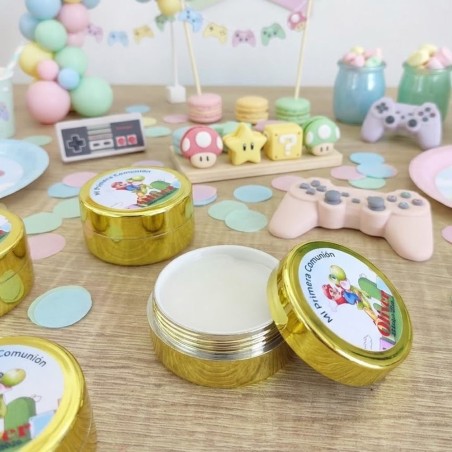 Bálsamo Labial en Lata Super Mario | Detalle de Cumpleaños y Eventos