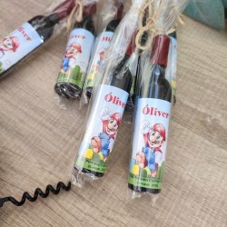 Sacacorchos Forma de Botella "Super Mario" | Detalle Personalizado Único