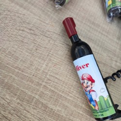 Sacacorchos Forma de Botella "Super Mario" | Detalle Personalizado Único