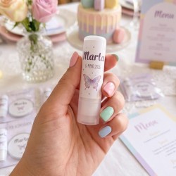 Bálsamo Labial en Barra "Mariposa" | Detalle Personalizado y Coqueto