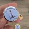 Bálsamo Labial en Lata "Niña Comunión con Lazo Azul" | Detalle Personalizado