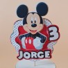 Cake Topper 3D Mickey Disney | Decoración de Tartas Personalizada