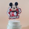 Cake Topper 3D Mickey Disney | Decoración de Tartas Personalizada