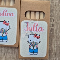 Caja Pequeña de Lápices de Colores Hello Kitty | Detalle Dulce y Útil