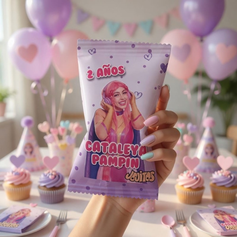 Bolsitas de Gusanitos Luli Pampín | Detalles Dulces Personalizados
