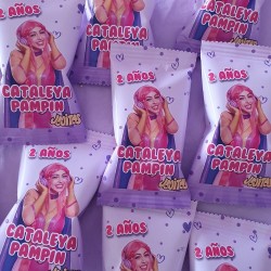 Bolsitas de Gusanitos Luli Pampín | Detalles Dulces Personalizados