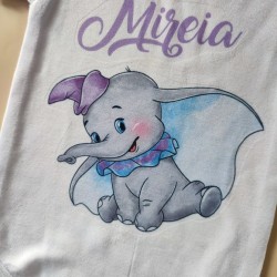 Body de Bebé Manga Corta Dumbo Disney | Ropa Personalizada