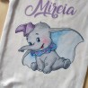 Body de Bebé Manga Corta Dumbo Disney | Ropa Personalizada