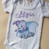 Body de Bebé Manga Corta Dumbo Disney | Ropa Personalizada