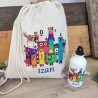 Pack Numberblocks Personalizado: Tote Bag / Mochila + Botella Educativa