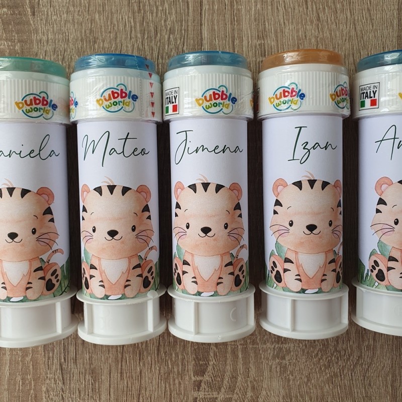 Pompero Personalizado Tigre | Detalle Fiesta Safari y Selva