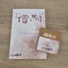 Pack Bautizo: Cuaderno A5 Kraft + Caja Grande de Lápices | Ropita Tendedero