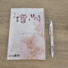 Pack Bautizo Eco-Elegante: Cuaderno A5 Kraft + Bolígrafo | Ropita Tendedero