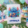 Cuaderno Blanco Stitch Disney Personalizado | Papelería Bonita