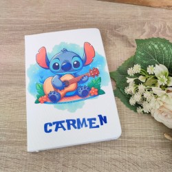 Cuaderno Blanco Stitch Disney Personalizado | Papelería Bonita