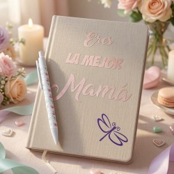 Cuaderno Personalizado "Eres la mejor mamá" | Regalo Día de la Madre