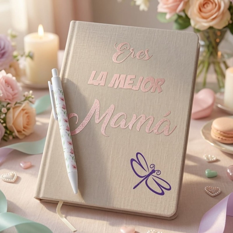 Cuaderno Personalizado "Eres la mejor mamá" | Regalo Día de la Madre
