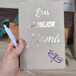 Cuaderno Personalizado "Eres la mejor mamá" | Regalo Día de la Madre