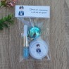 Pack Comunión Niño Personalizado: Espejo + Bálsamo Bola + Bolígrafo Purpurina