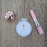 Pack Comunión Niña Personalizado: Espejo + Bálsamo Esfera + Bolígrafo Purpurina