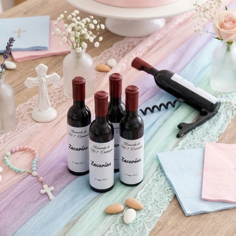Sacacorchos Sencillo para Botella de Vino | Detalle Personalizado Elegante