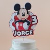 Cake Topper 3D Mickey Disney | Decoración de Tartas Personalizada