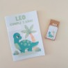 Libro de Colorear Dinosaurios + Caja de Colores | Detalle Infantil Completo