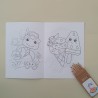Libro de Colorear "Hola Verano" + Caja de Colores | Detalle Infantil Estival