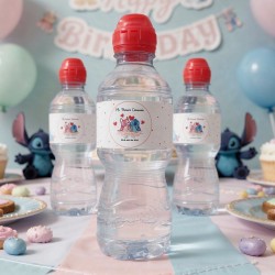 Etiqueta Adhesiva Dinosaurios para Botella de Agua | Fiesta Infantil