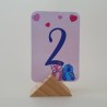 Mesero Stitch Disney Personalizado | Cartel de Mesa para Eventos