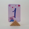 Mesero Stitch Disney Personalizado | Cartel de Mesa para Eventos