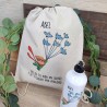 Pack Regalo El Principito Pájaros | Mochila/Tote + Botella Personalizada