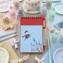 Cuaderno A6 con Bolígrafo Harry Potter Personalizado | Regalo Mágico