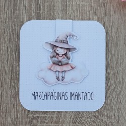 Marcapáginas Imantado Bruja Lectora | Detalle Mágico para Libros