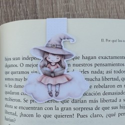 Marcapáginas Imantado Bruja Lectora | Detalle Mágico para Libros