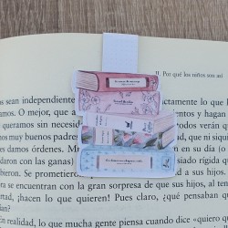 Marcapáginas Imantado Libros / Pilas de Libros | Accesorio Literario Cuqui