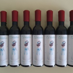 Sacacorchos Personalizado Niña de Comunión Lazo Azul | Regalo Útil