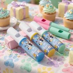 Lote de 10 Silbatos de Caramelos Bluey | Detalle Infantil Divertido