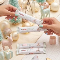 Envoltorio Personalizado Kinder Maxi Elfo de Navidad | Detalle Navideño