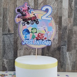 Cake Topper 3D Inside Out (Del Revés) Disney | Decoración de Tartas