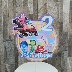 Cake Topper 3D Inside Out (Del Revés) Disney | Decoración de Tartas