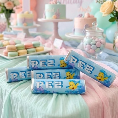 Lote de 10 Caramelos Pez La Sirenita Disney | Detalle de Fiesta
