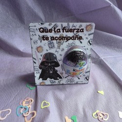 Tarjeta para Huevo Kinder Sencillo Star Wars | Detalle Galáctico
