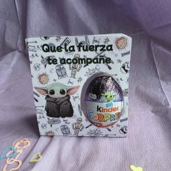 Tarjeta para Huevo Kinder Sencillo Star Wars | Detalle Galáctico