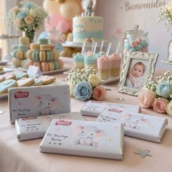 Envoltorio Personalizado Chocolatina Nestlé Elefante Bebé