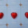 Tarjeta de Agradecimiento con Chocolatina Corazón Azul | Recuerdo Listo para Entregar