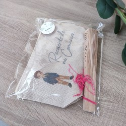 Pack Especial: Abanico de Madera + Neceser Niño Comunión